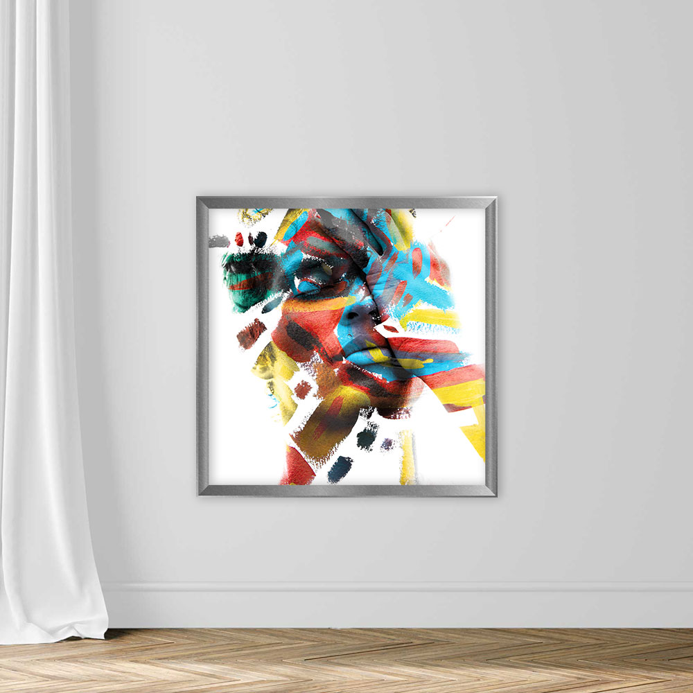 Double Exposure of an Attractive Male Model Paintings - Image 4