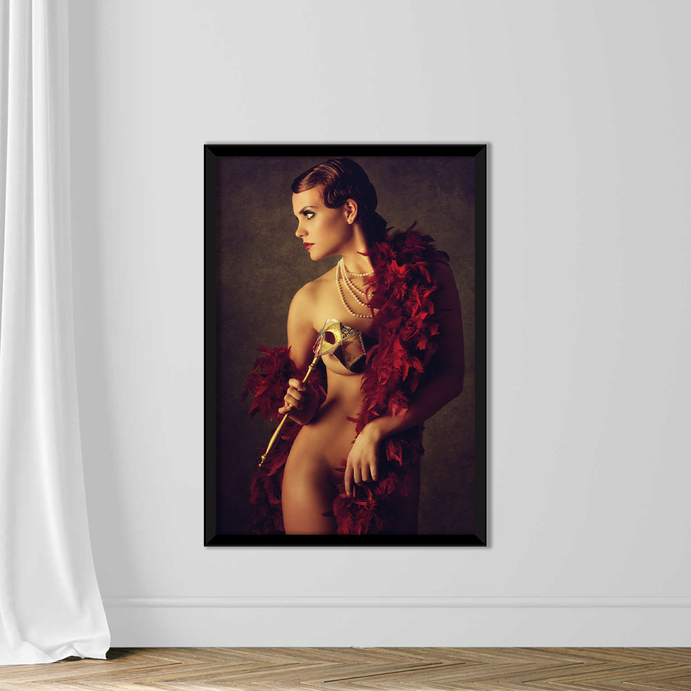 Woman With Venetian Mask - Image 3