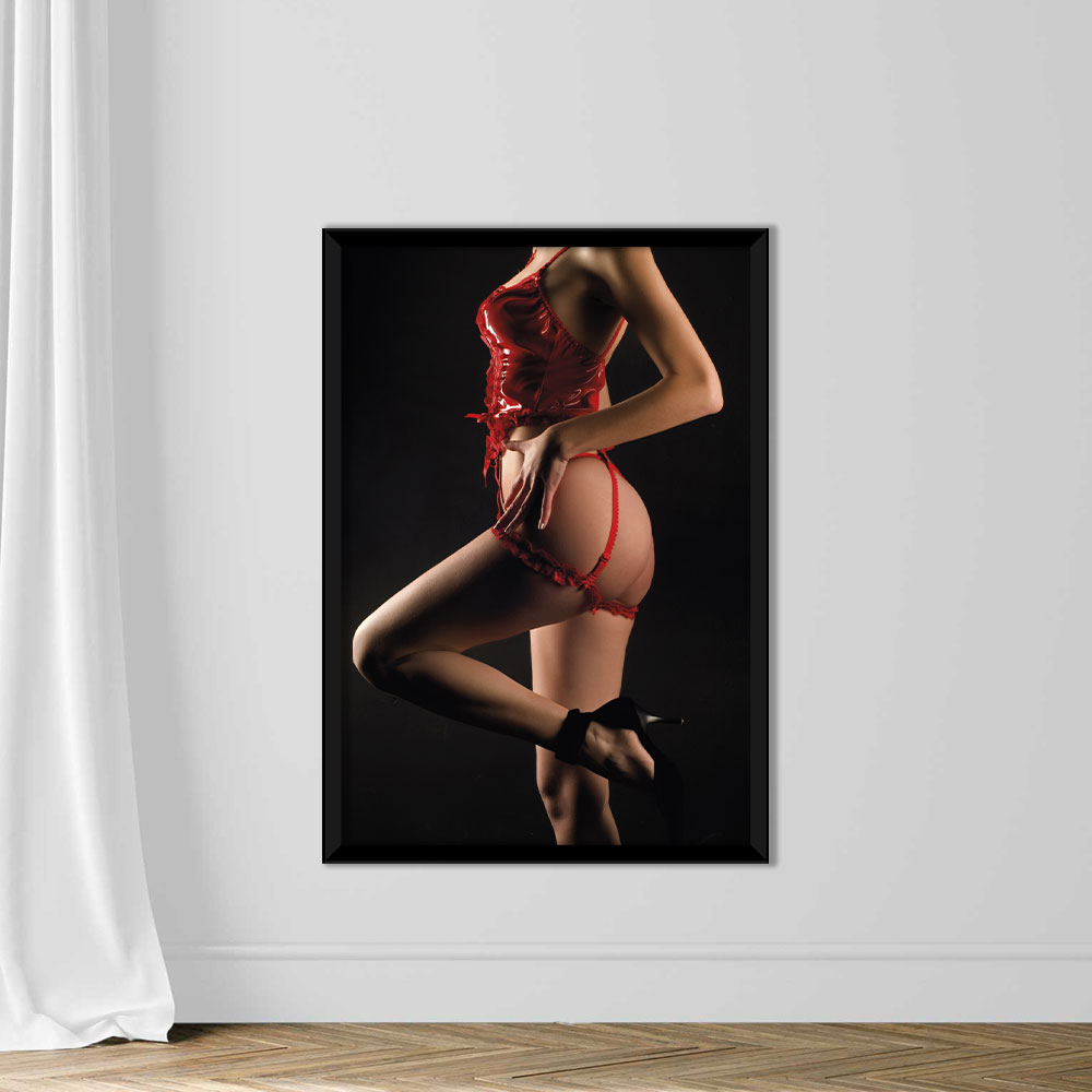 Sexy Woman With Red Lingerie - Image 3
