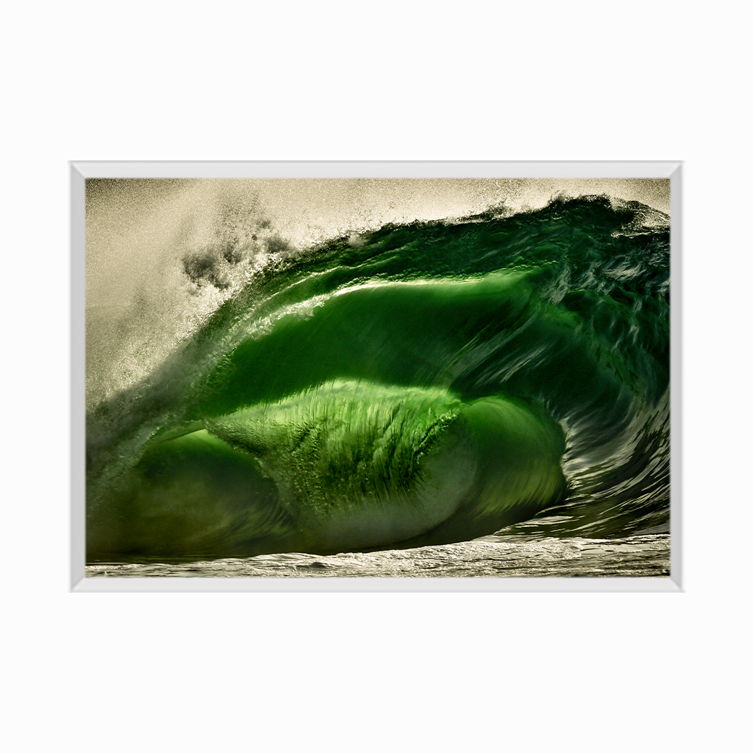 Riley's wave, a giant barreling wave, Kilkee, Clare, Ireland