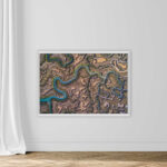 Abstract Drone Image of Marshlands at Low Tide - Image 2
