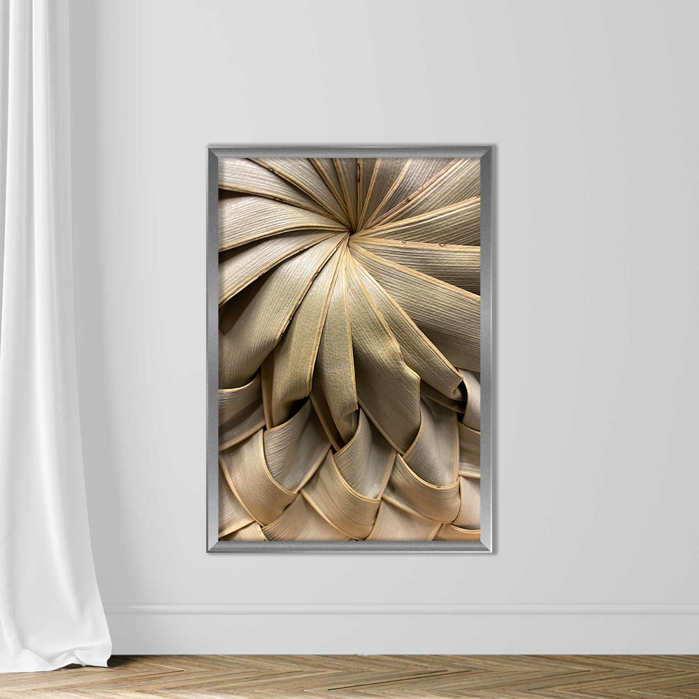 Woven Palm Frond Basket - Image 4