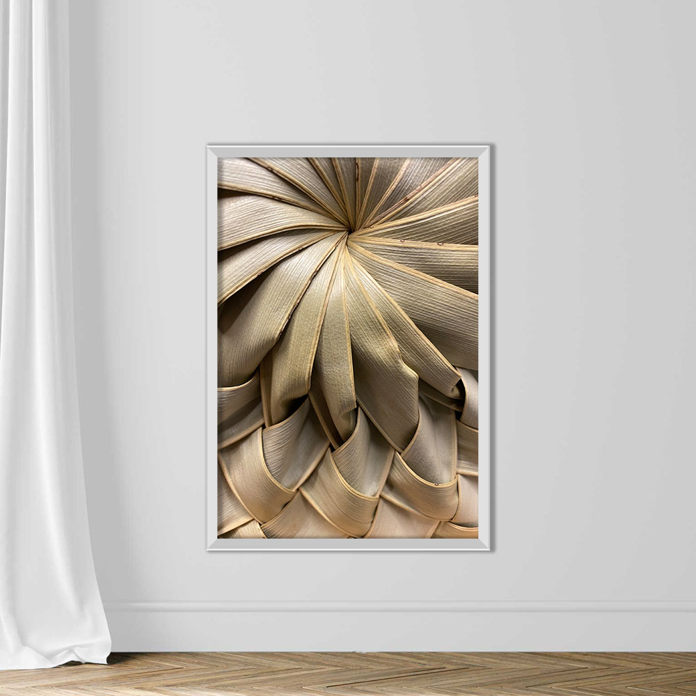Woven Palm Frond Basket - Image 2