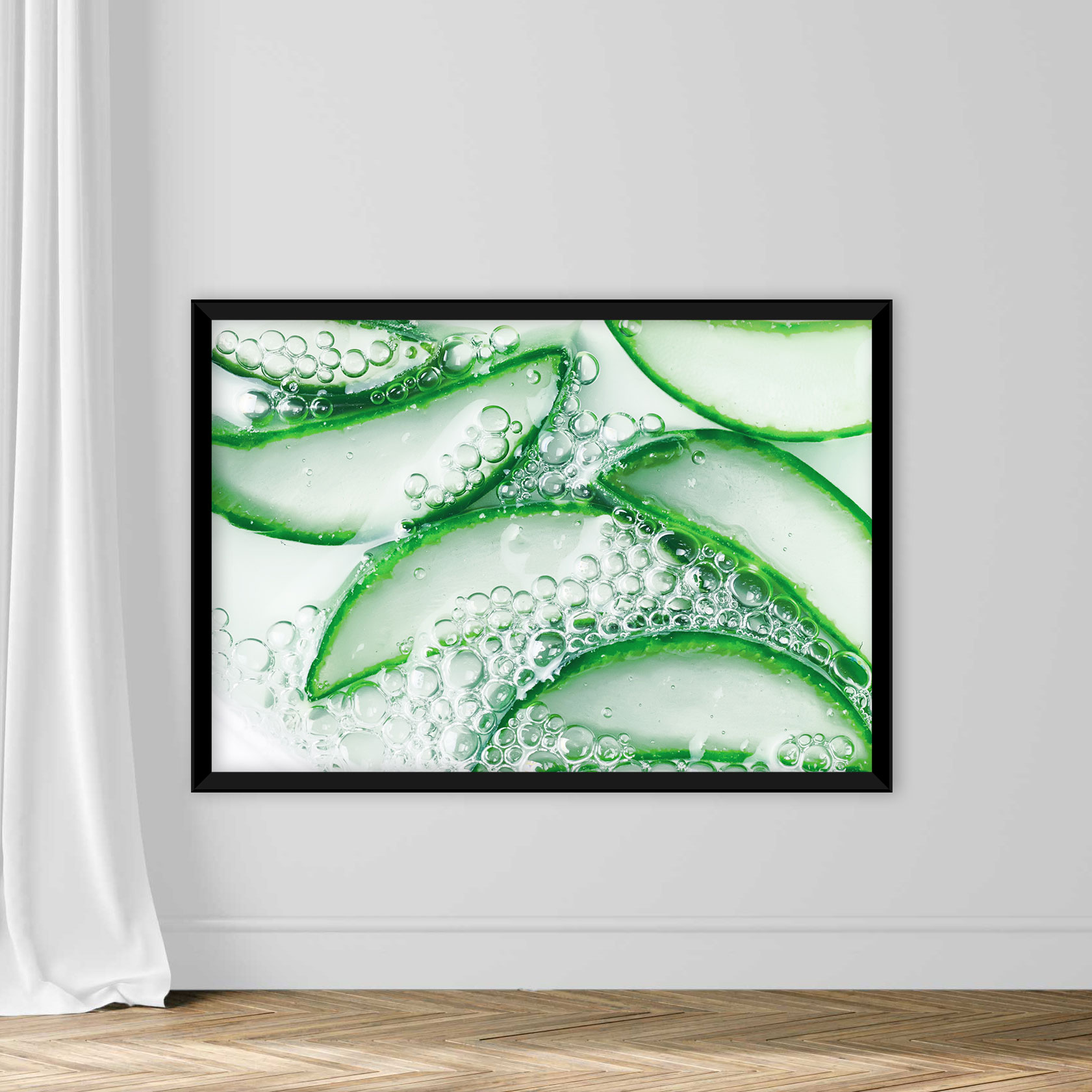 Close-up of water drops on white background - Image 3