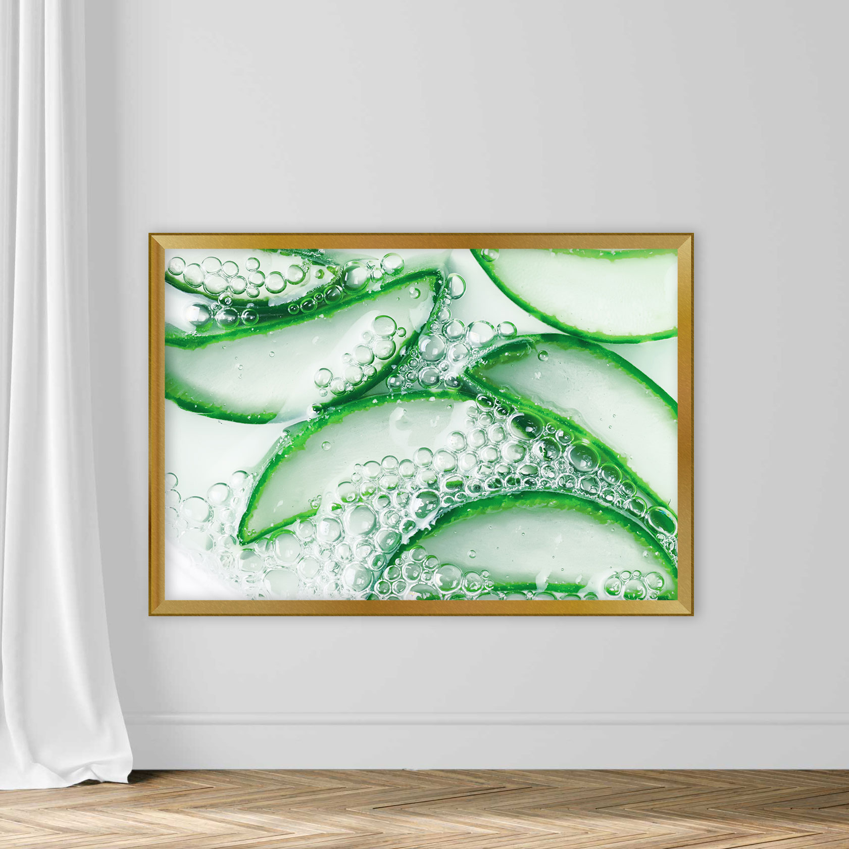 Close-up of water drops on white background - Image 5
