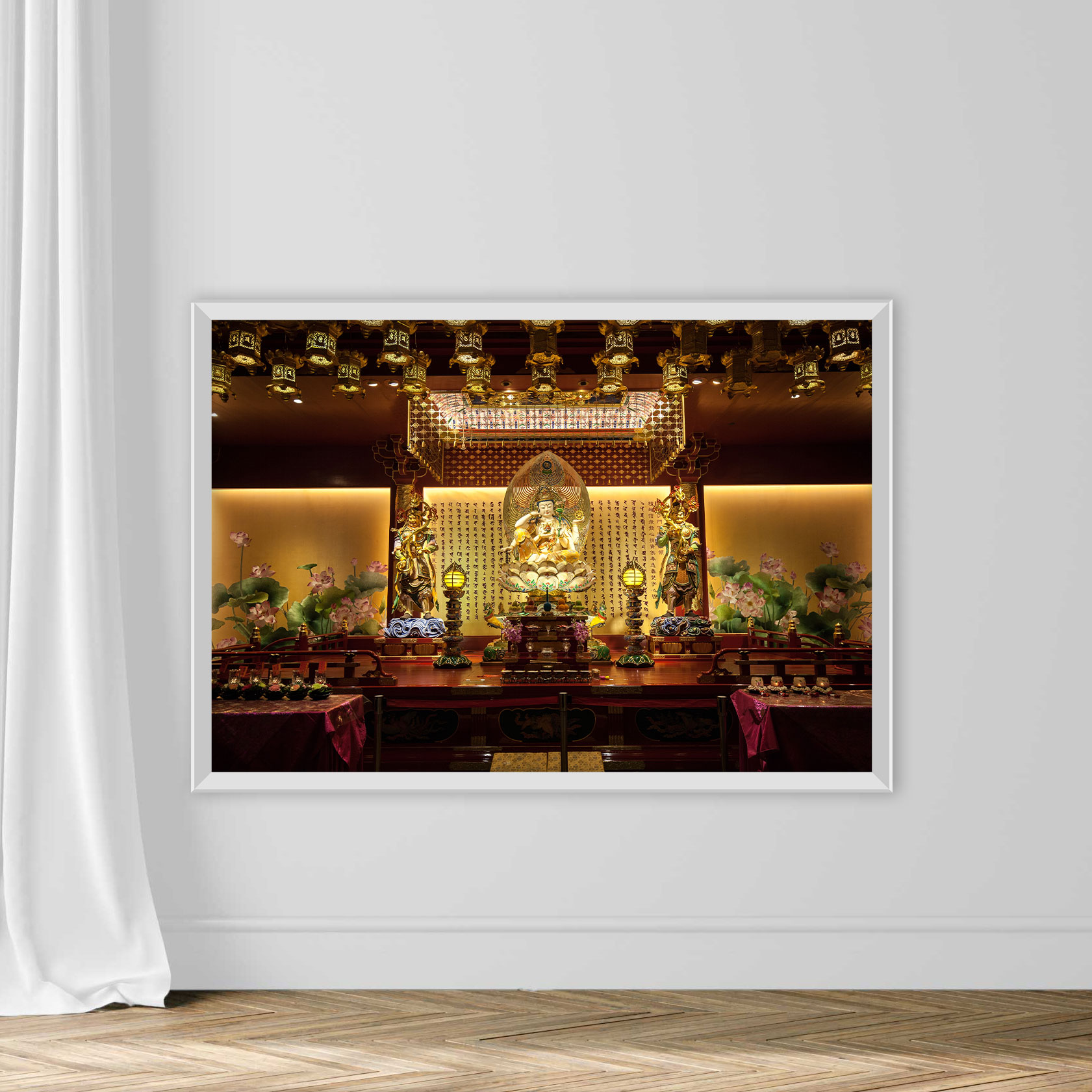 Buddha Statue in Buddha Tooth Relic Temple and Museum - Image 2