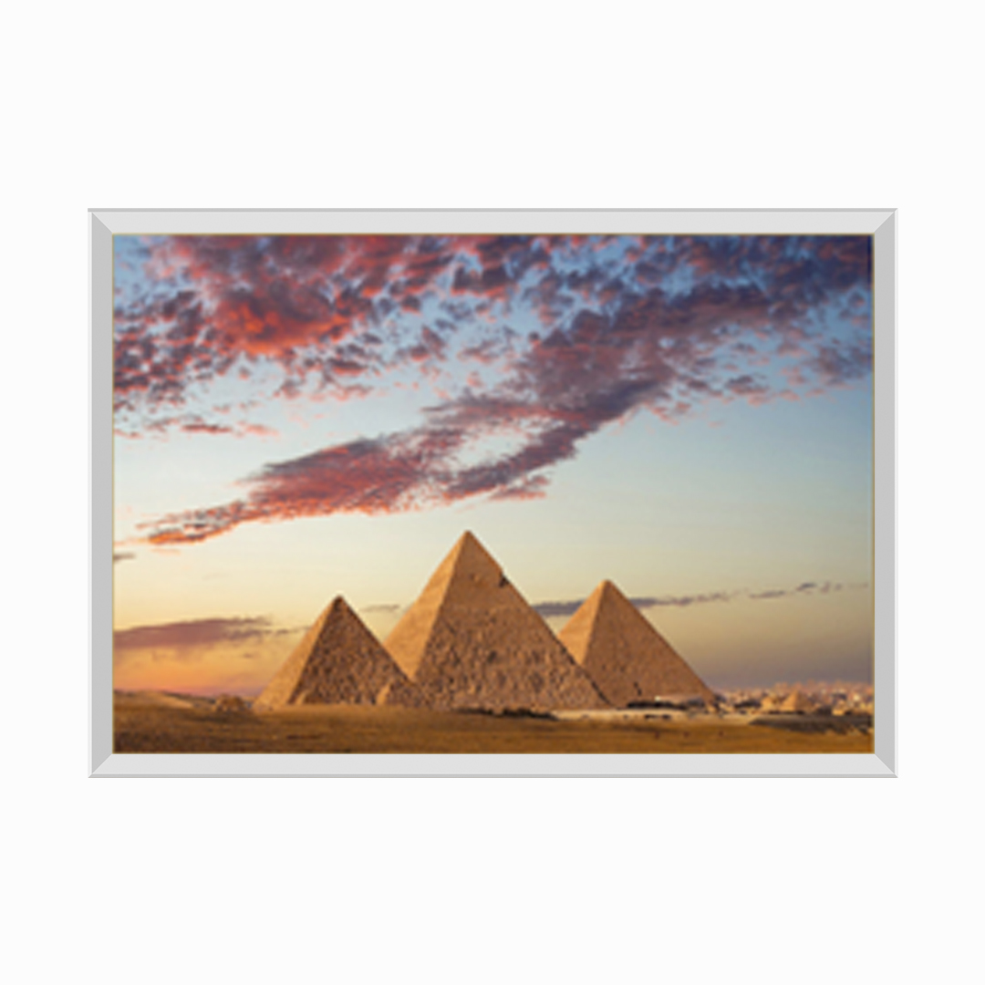 Sunset at the Pyramids