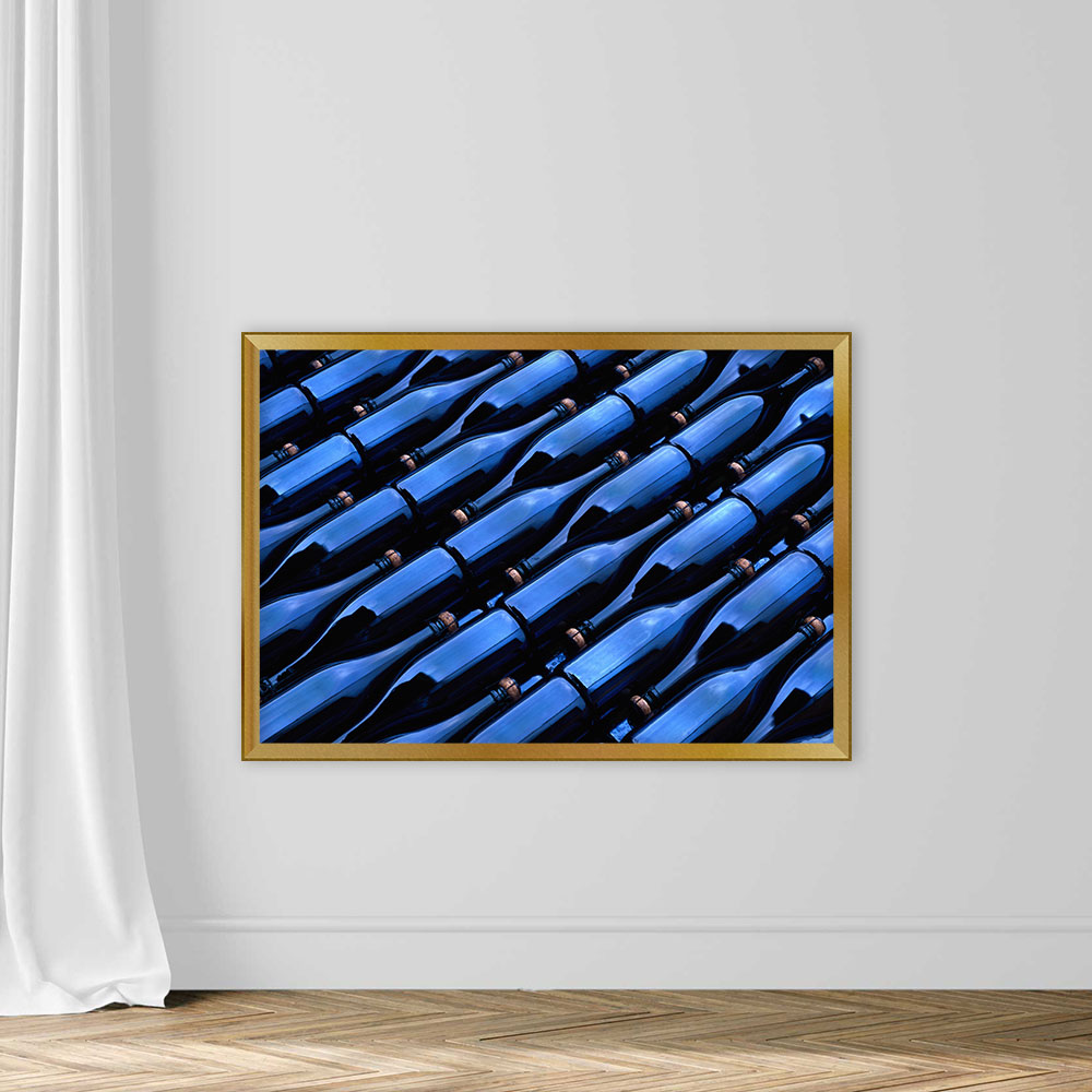 Champagne Bottles Waiting for Labels at Argyle Winery - Image 5