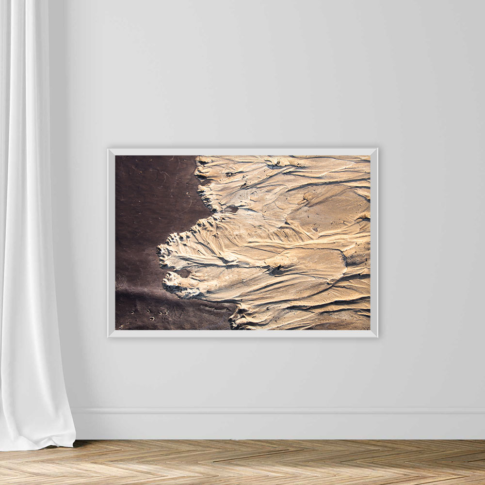 Sand surface with the relief formed by water currents - Image 2