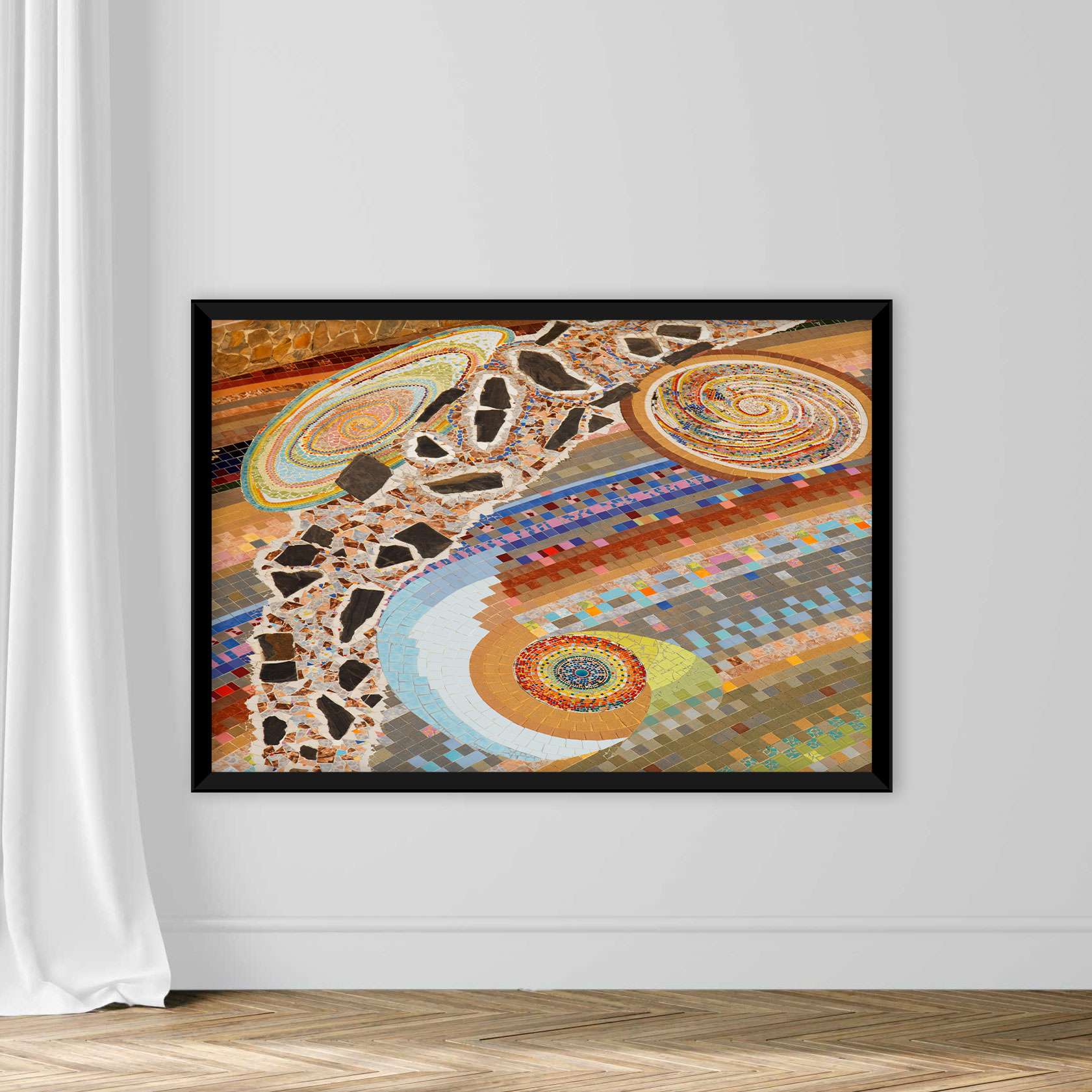 Colorful Ceramic Pattern Decoration - Image 3