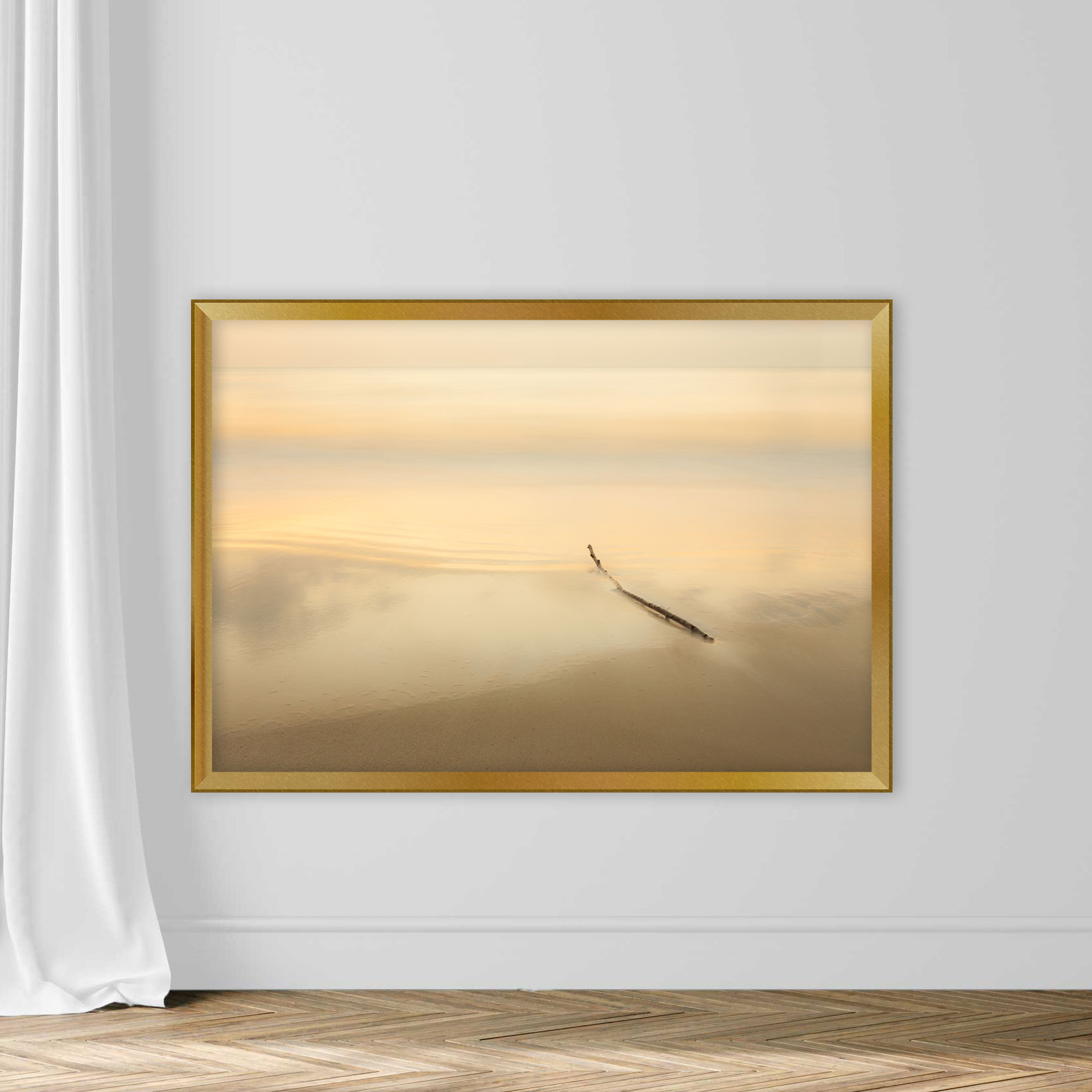 Blurry background of beach and sea waves with vintage color style. - Image 5