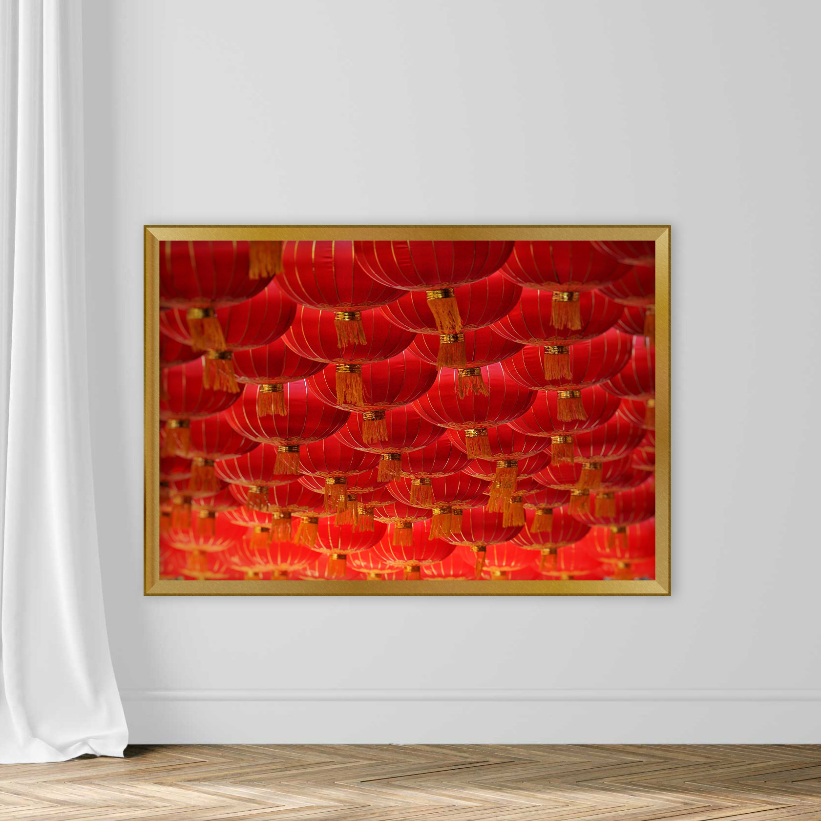 Full Frame Shot Of Red Lanterns - Image 5