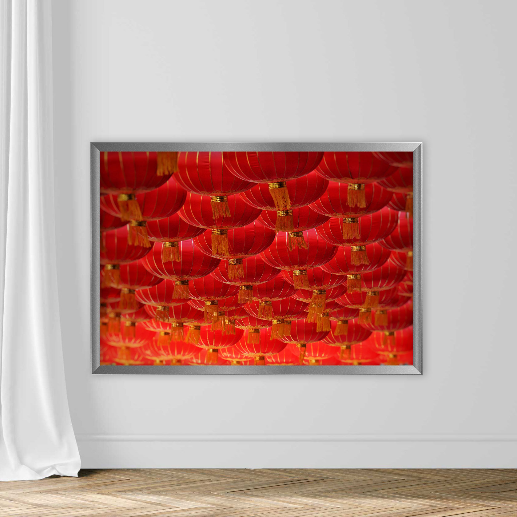 Full Frame Shot Of Red Lanterns - Image 4
