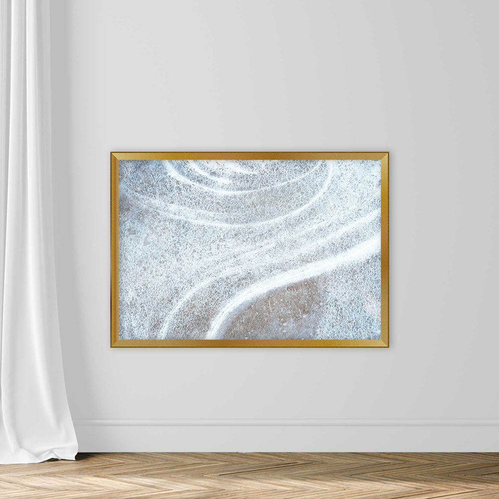 Layered Ice Natural Texture, Winter Background for Design - Image 5