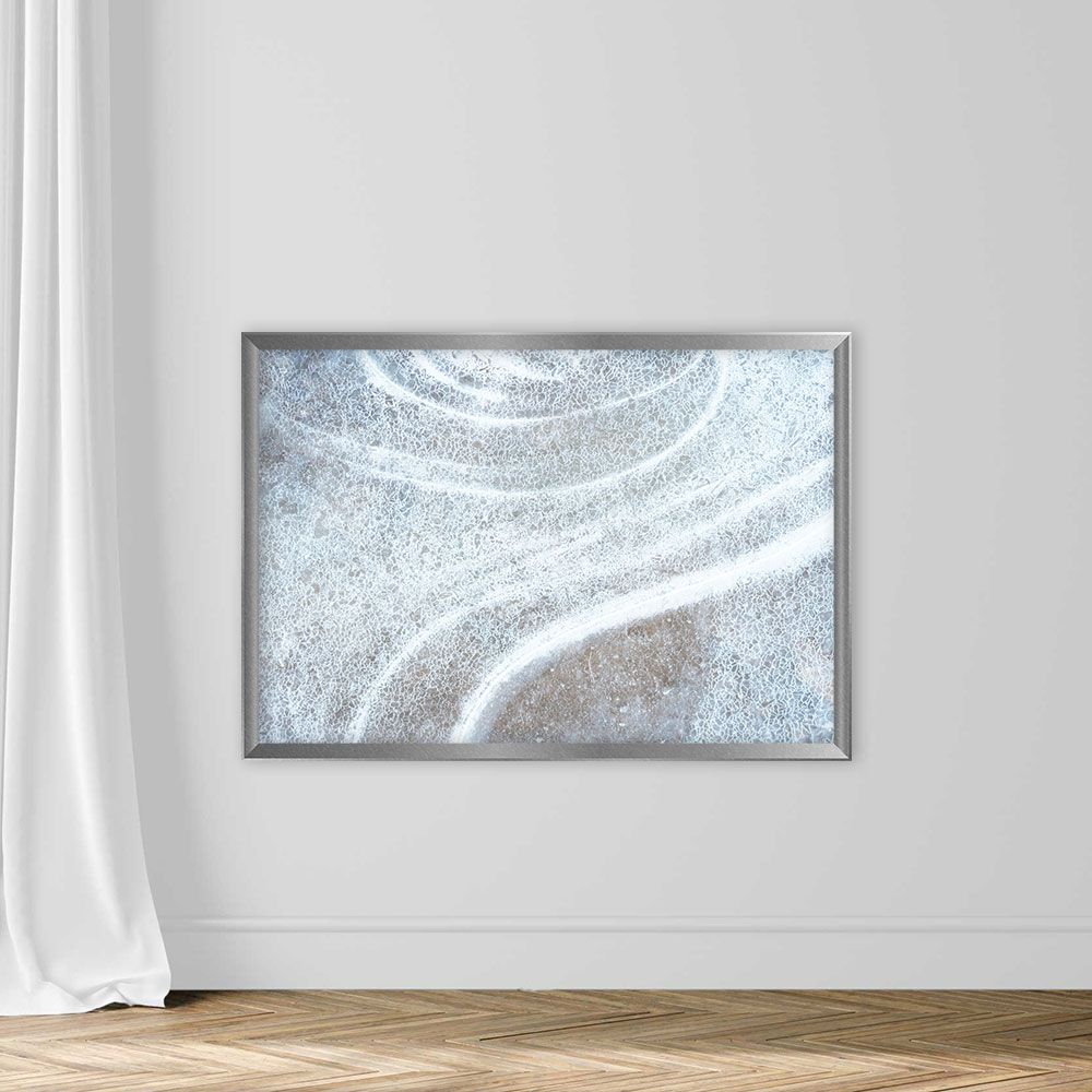 Layered Ice Natural Texture, Winter Background for Design - Image 4