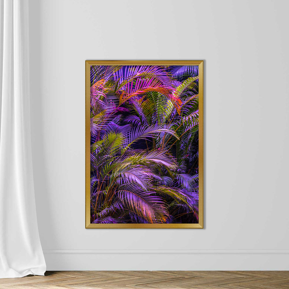 Dreamy palm trees in purple pink colors - Image 5