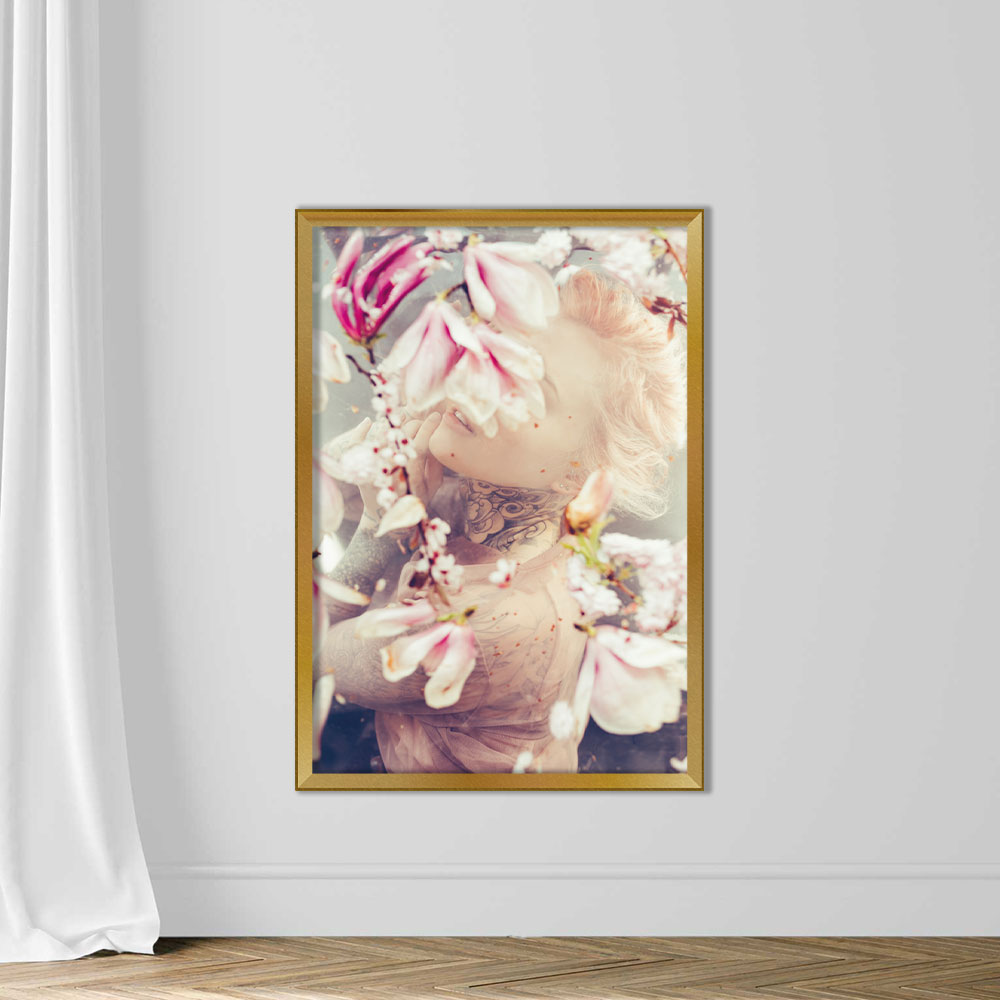 Young drowned woman with cherry blossom - Image 5