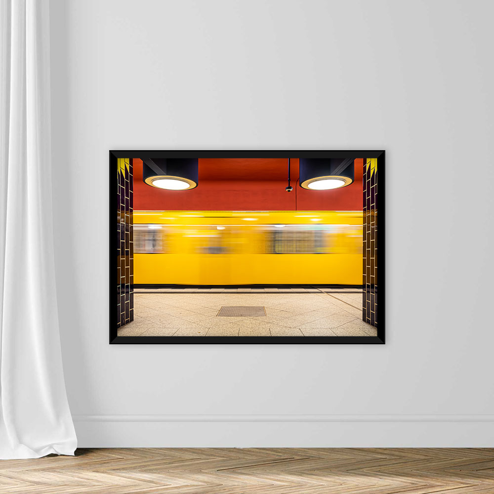 Blurred Motion of Train at Subway Station - Image 3