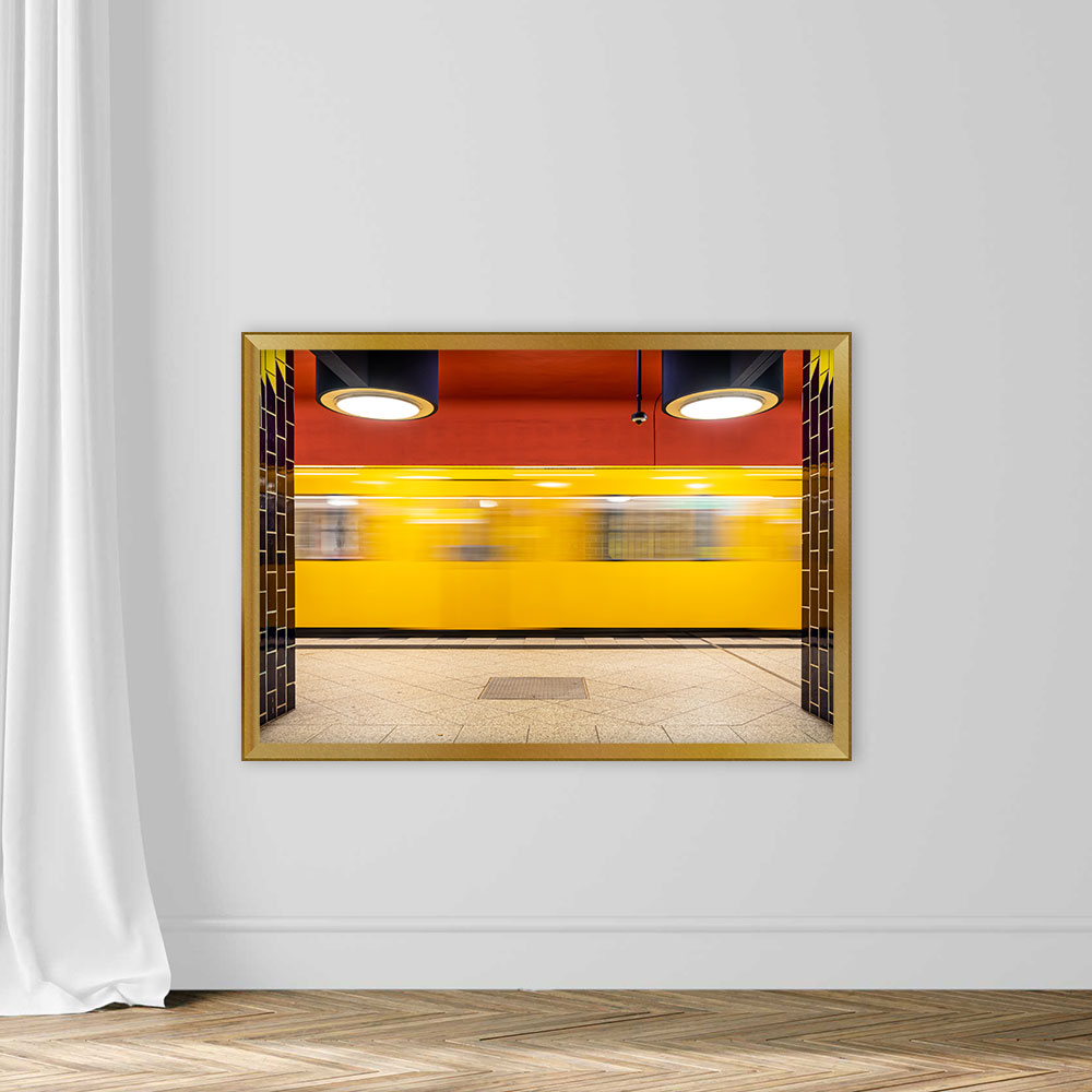 Blurred Motion of Train at Subway Station - Image 5