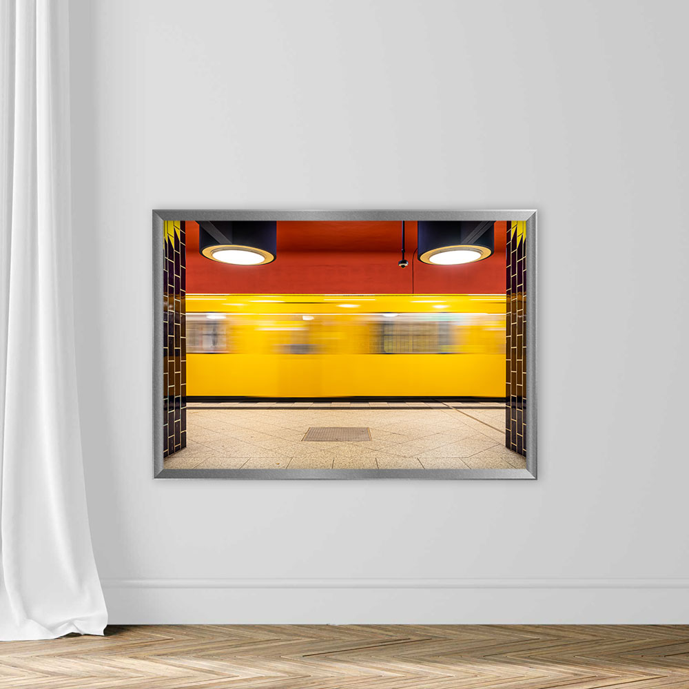 Blurred Motion of Train at Subway Station - Image 4