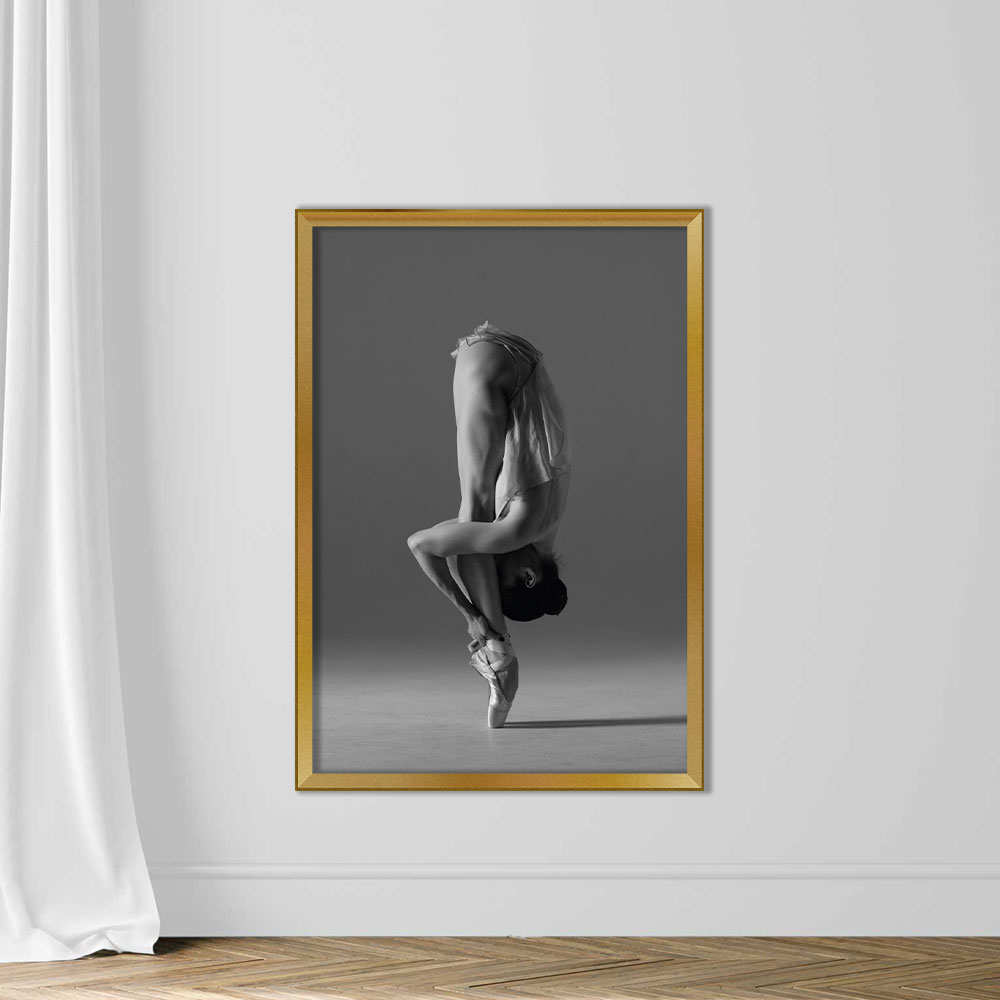 Young beautiful ballet dancer is posing in studio - Image 5