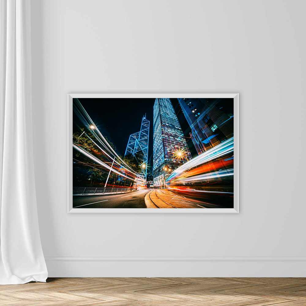 Traffic Trails in Financial District - Image 2