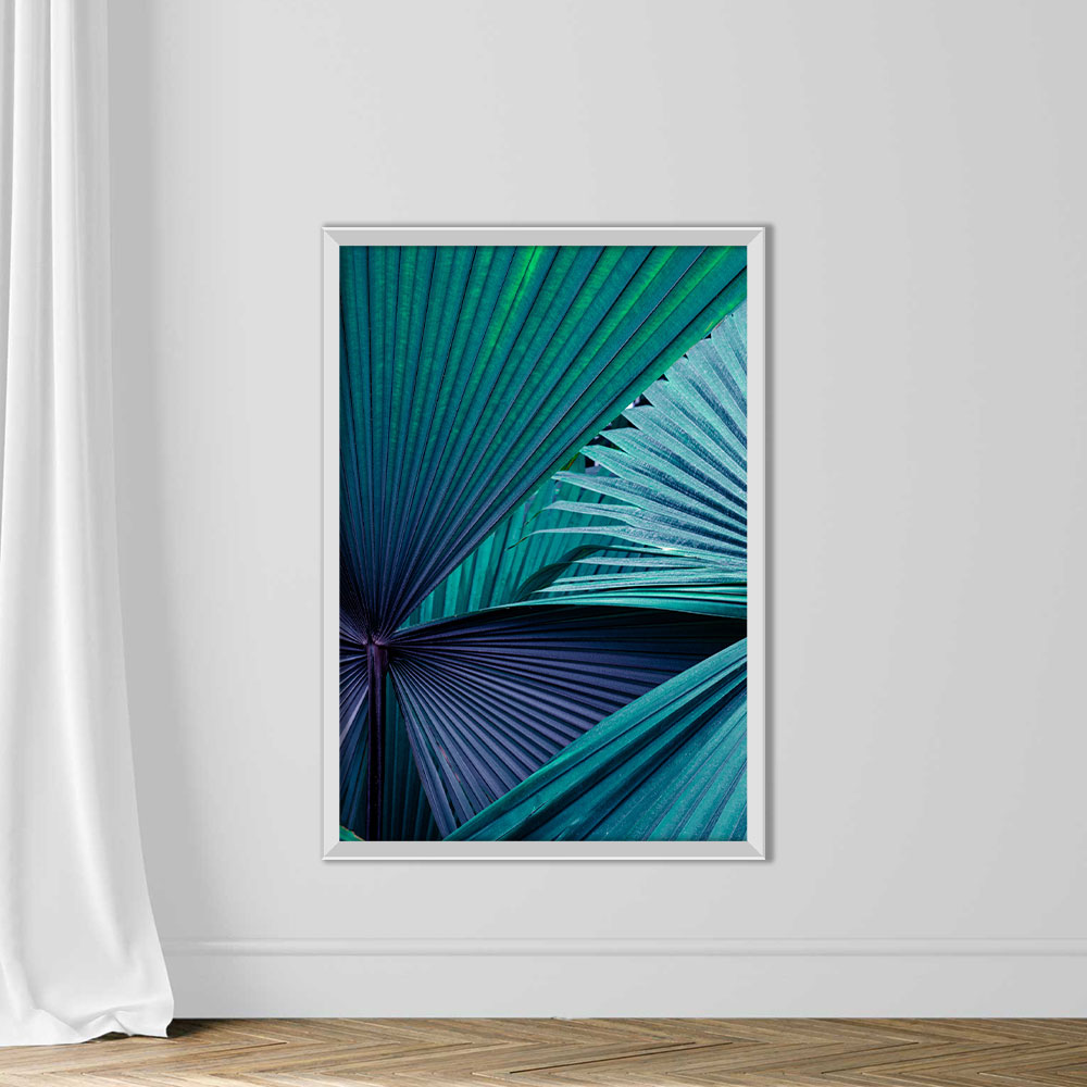 Closeup Tropical Green Leaves Nature And Dark Tone Background Concept - Image 2