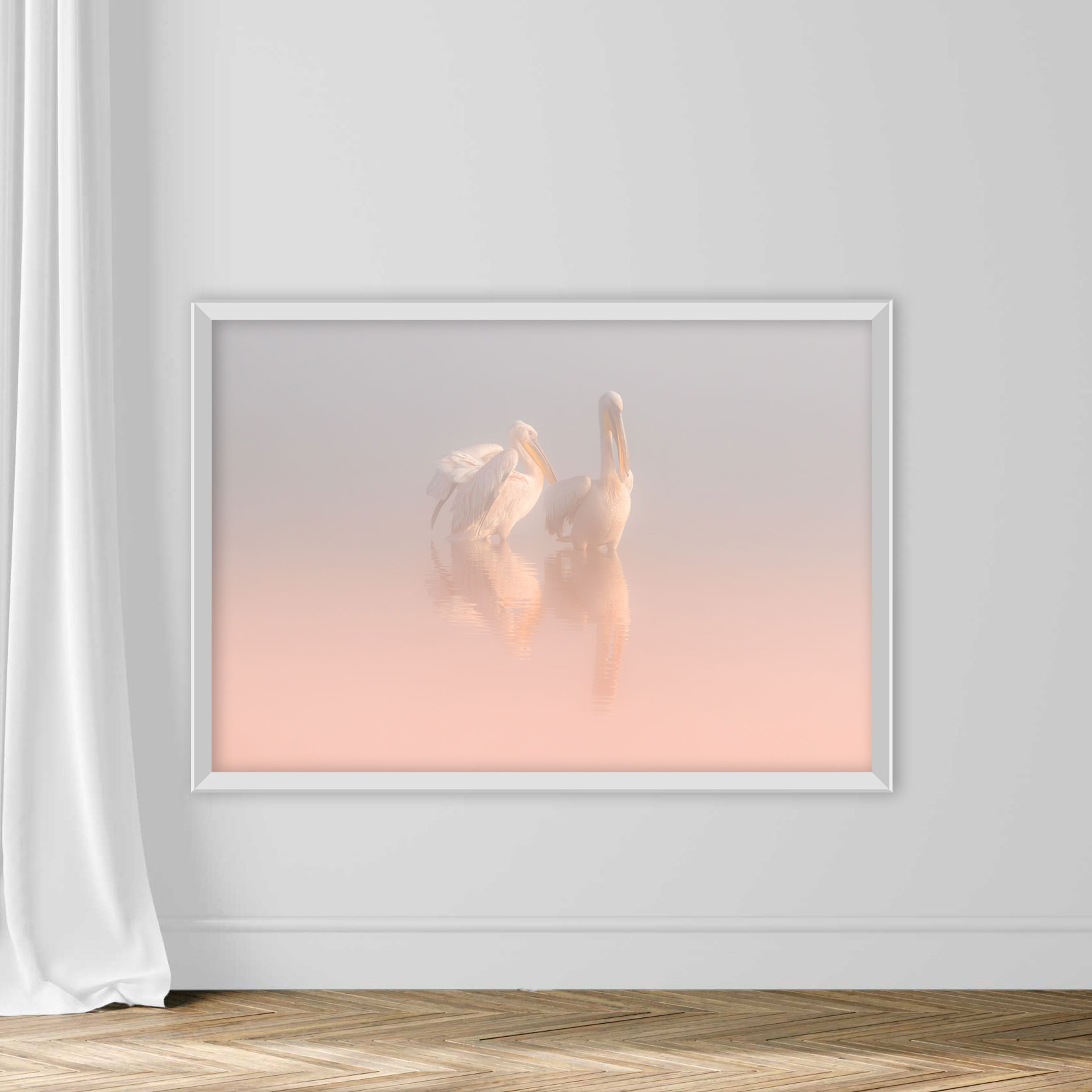 Two Birds in the Morning Mist - Image 2