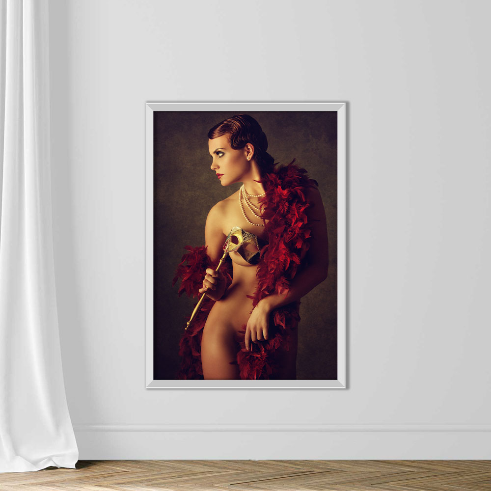Woman With Venetian Mask - Image 2