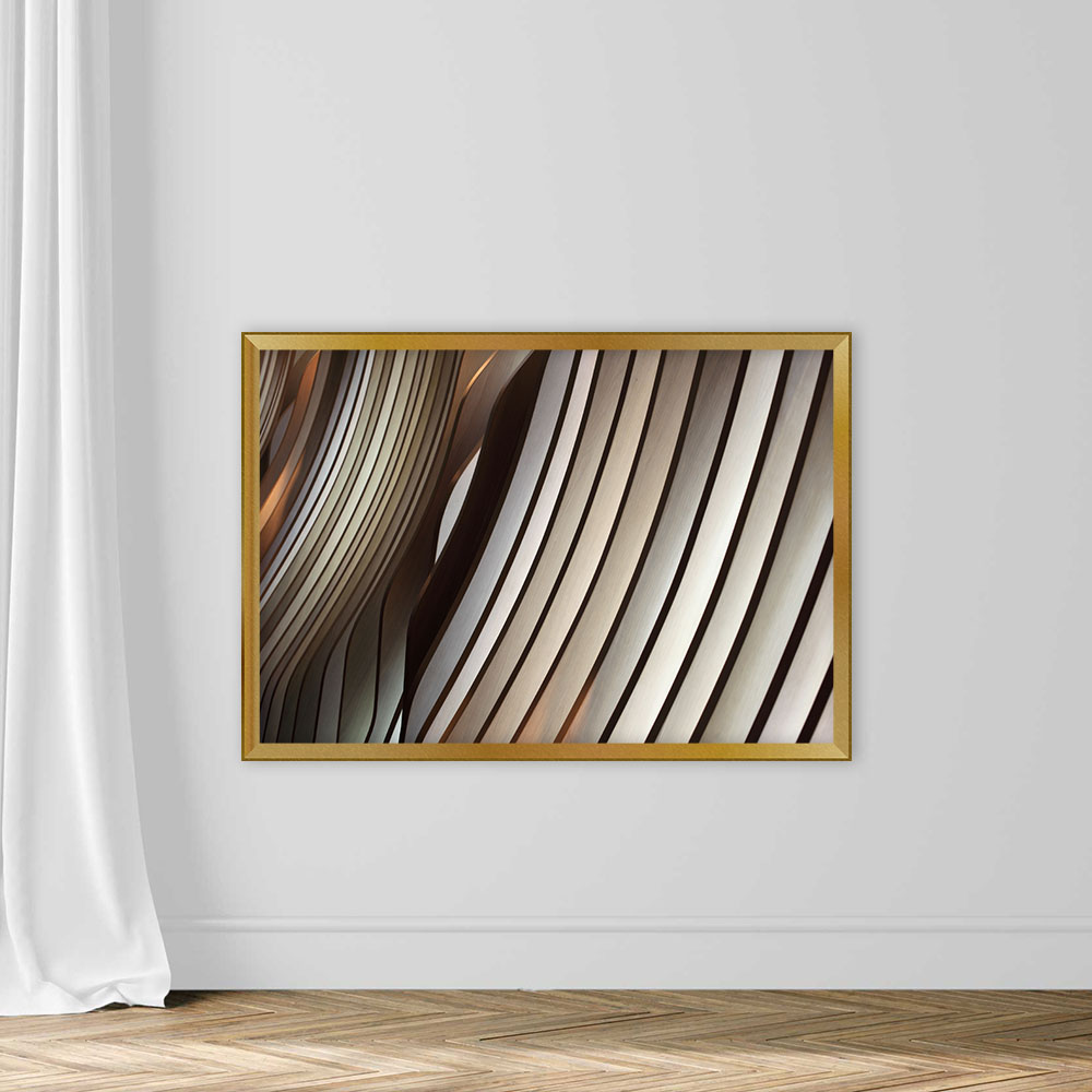 Wavy Wooden Interior Decoration - Image 5