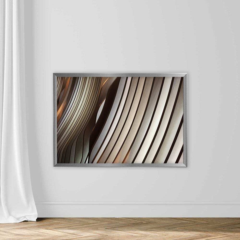 Wavy Wooden Interior Decoration - Image 4