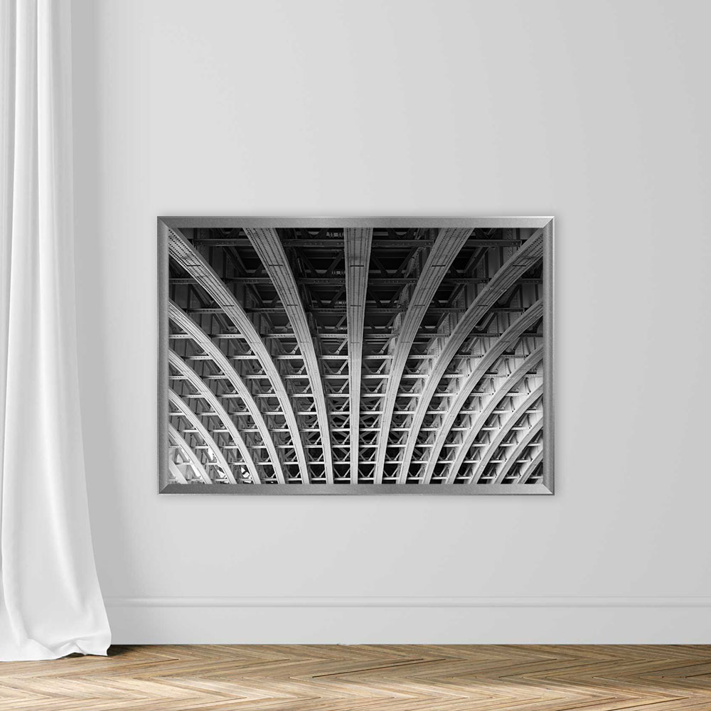 Steel Lines Under a Bridge in London - Image 4