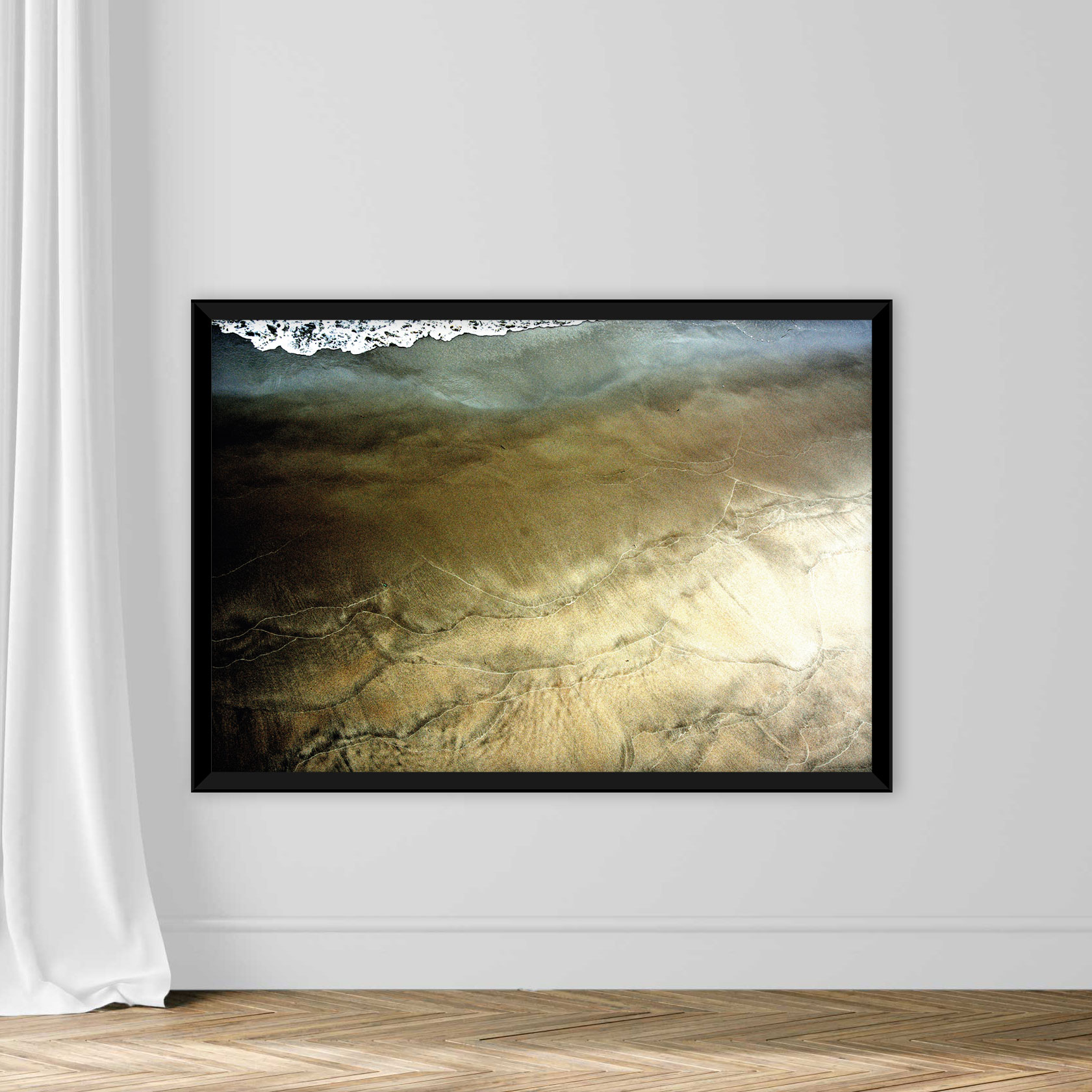 Close-Up Of Waters Edge At Beach - Image 3