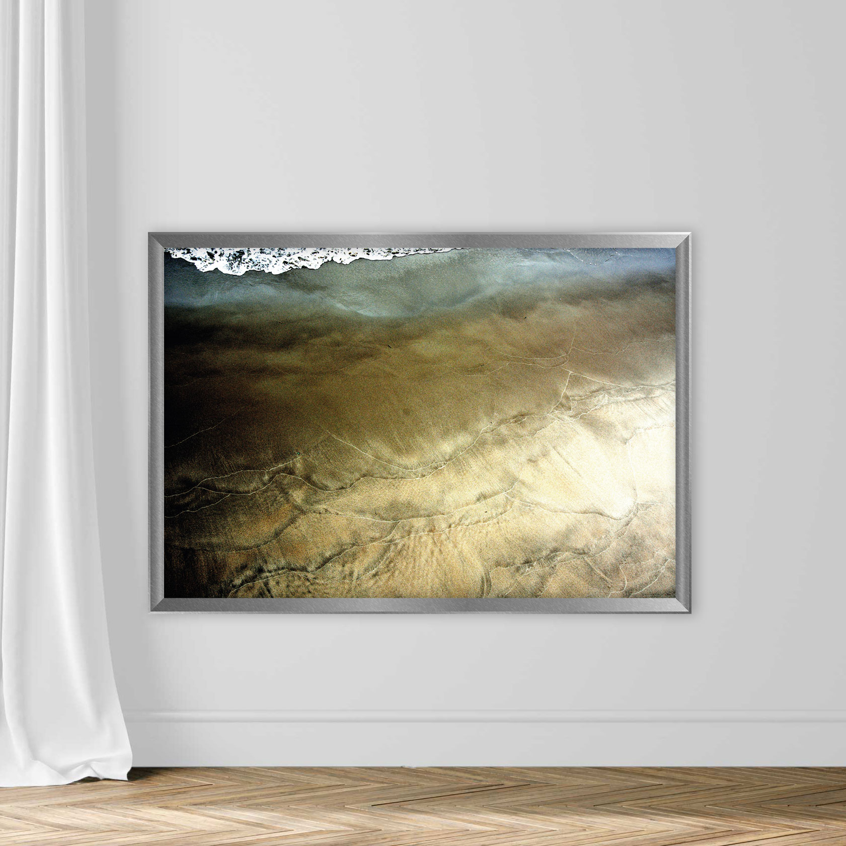 Close-Up Of Waters Edge At Beach - Image 4