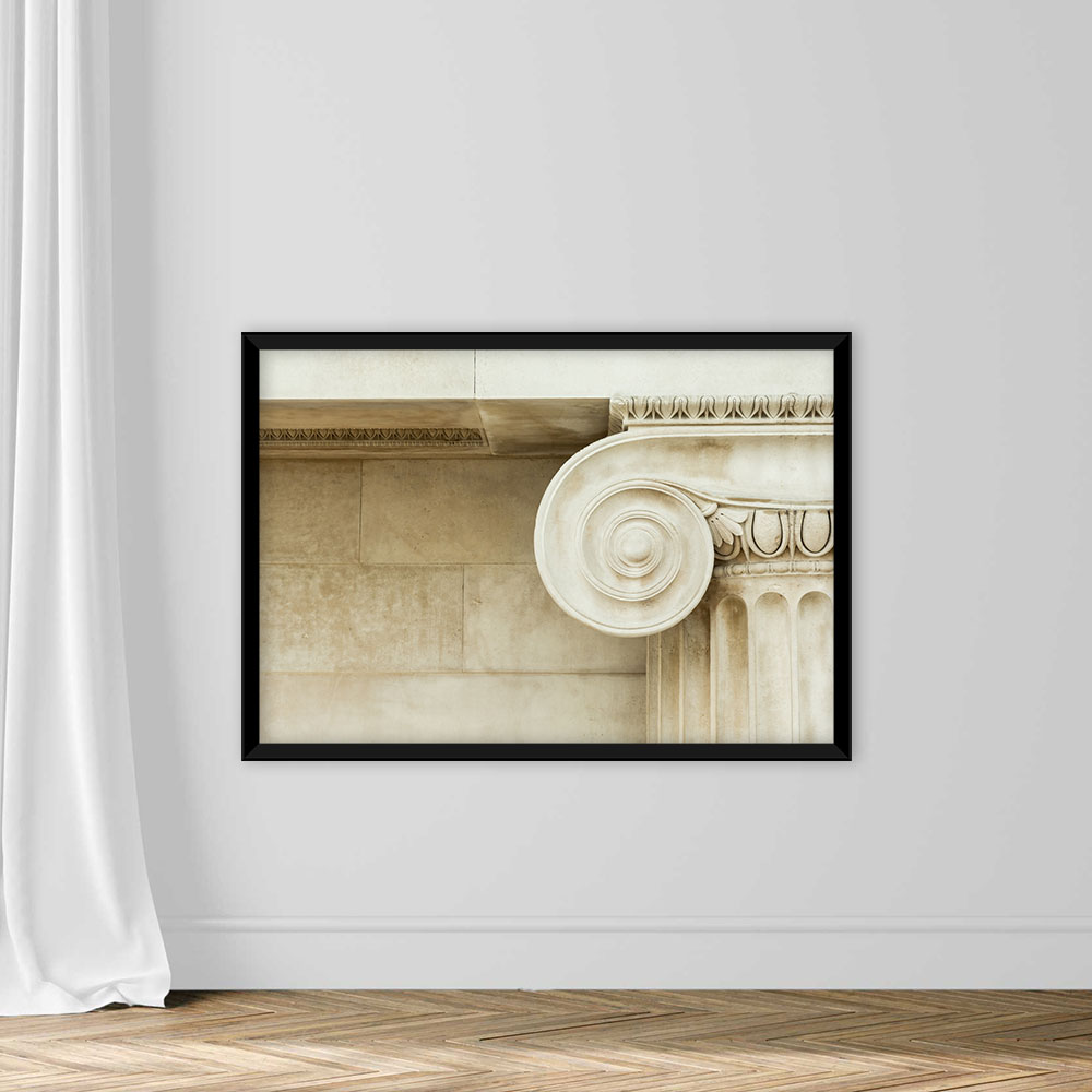 Decorative Detail of an Ancient Ionic Column - Image 3