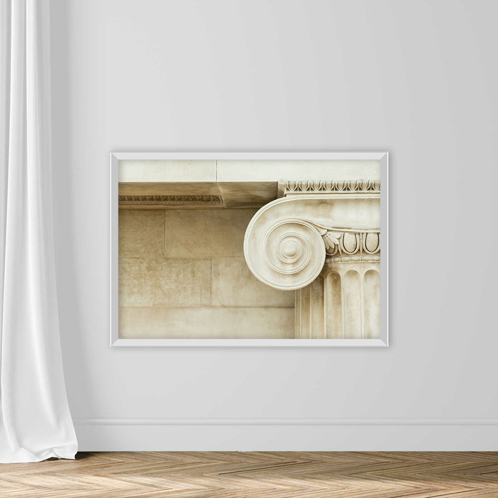 Decorative Detail of an Ancient Ionic Column - Image 2