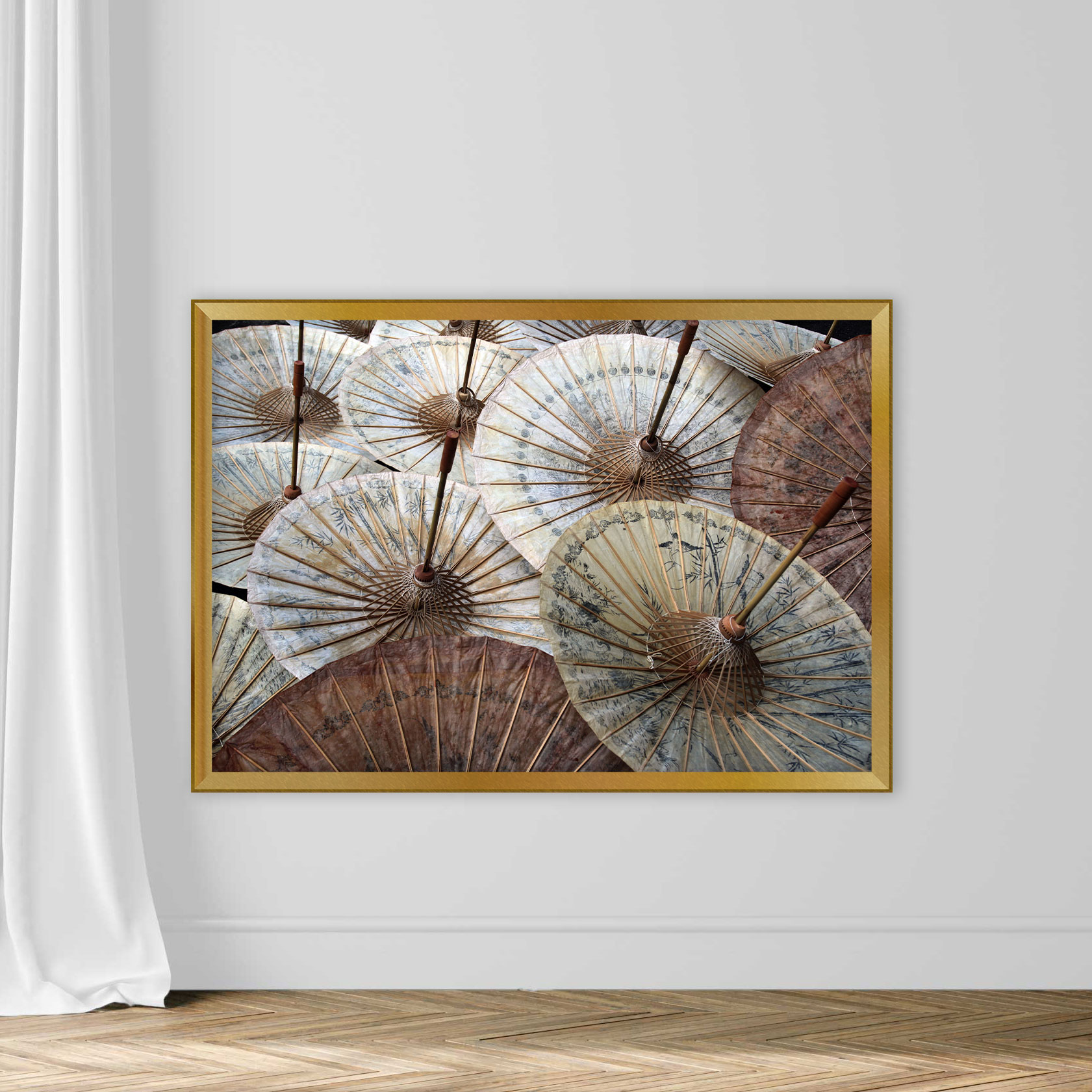 Full Frame Shot Of Paper Umbrellas - Image 5