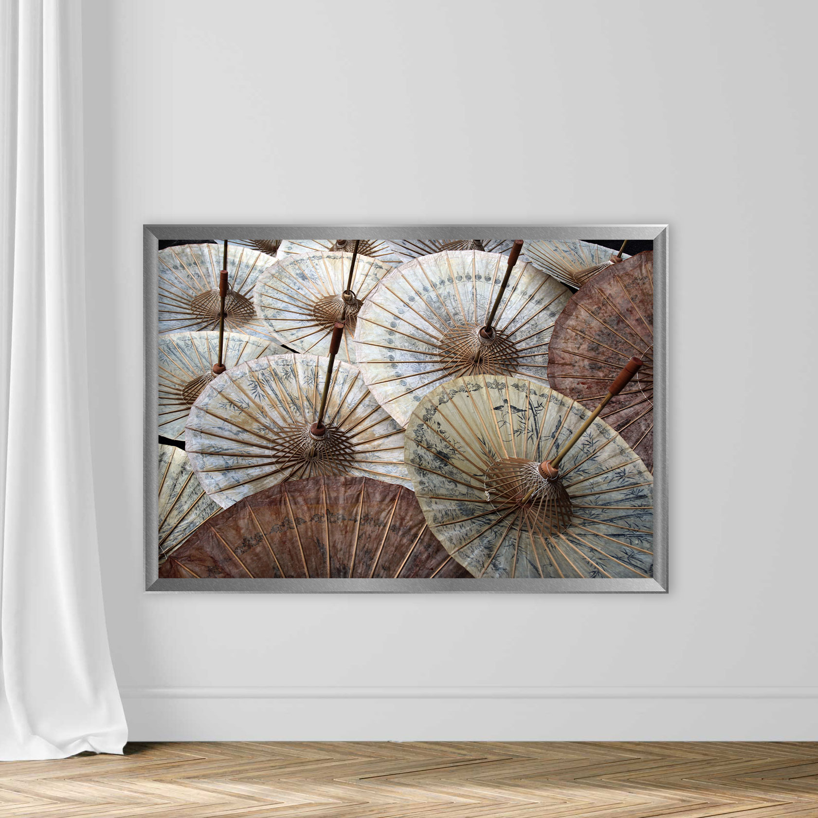 Full Frame Shot Of Paper Umbrellas - Image 4