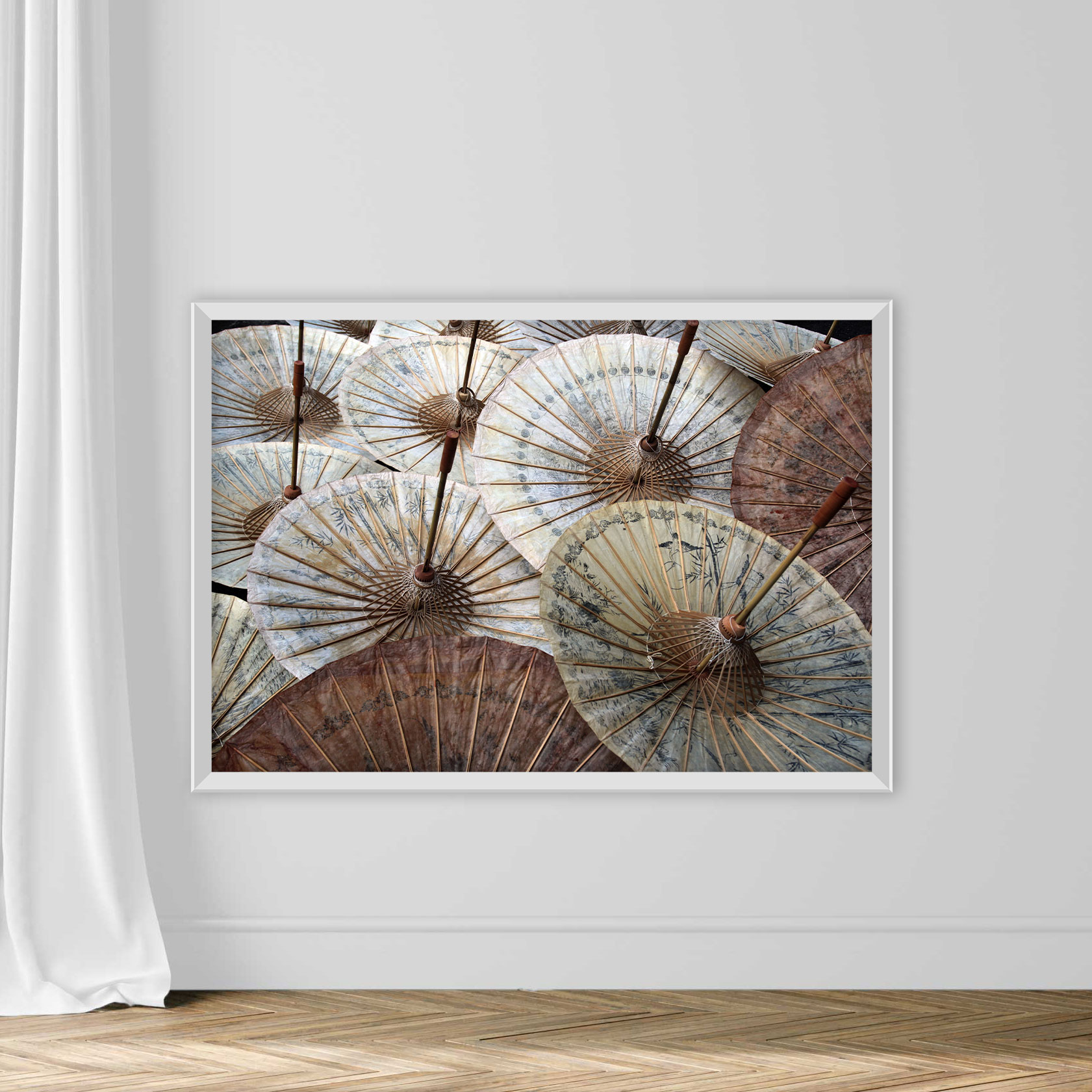 Full Frame Shot Of Paper Umbrellas - Image 2