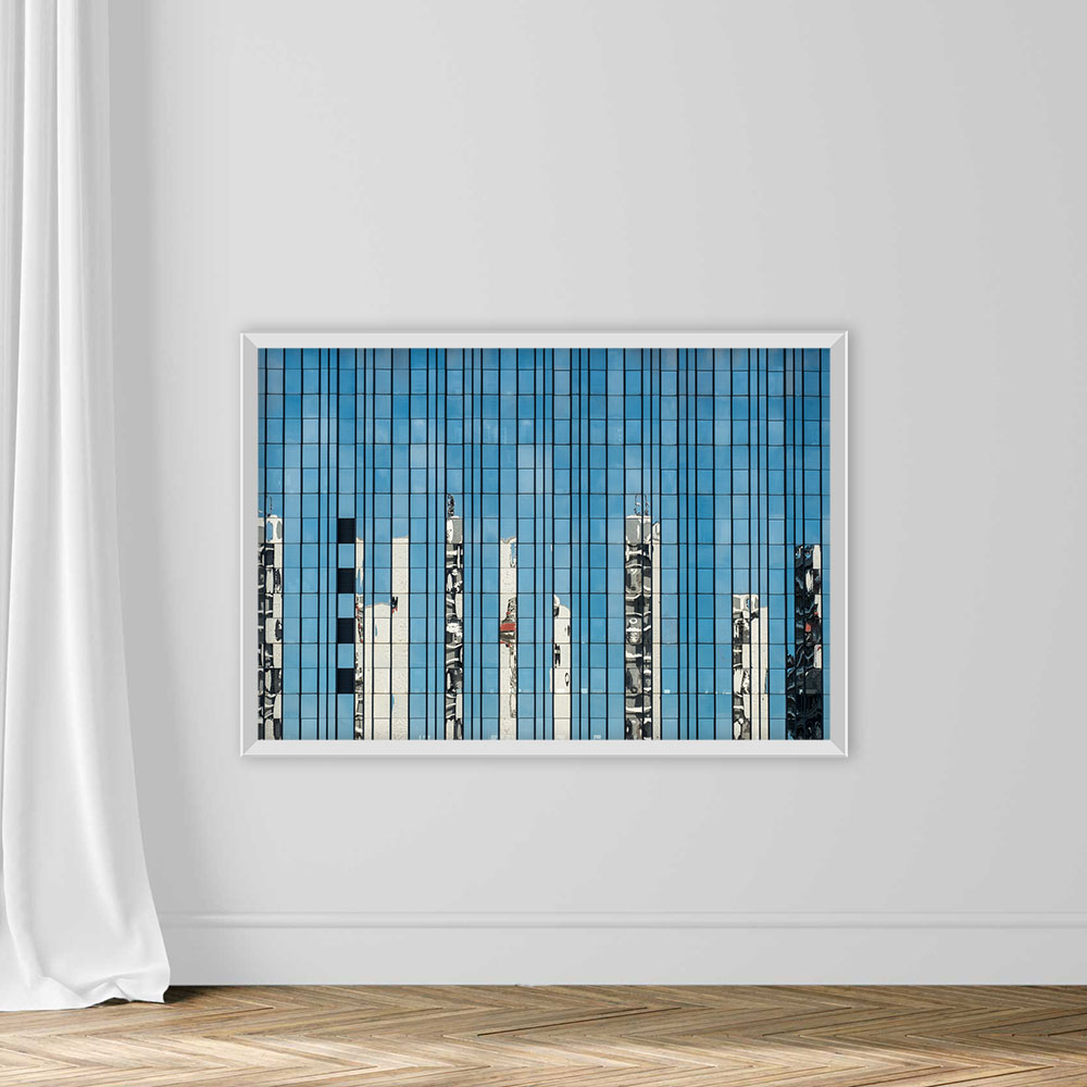 Reflection Of Buildings On Glass - Image 2